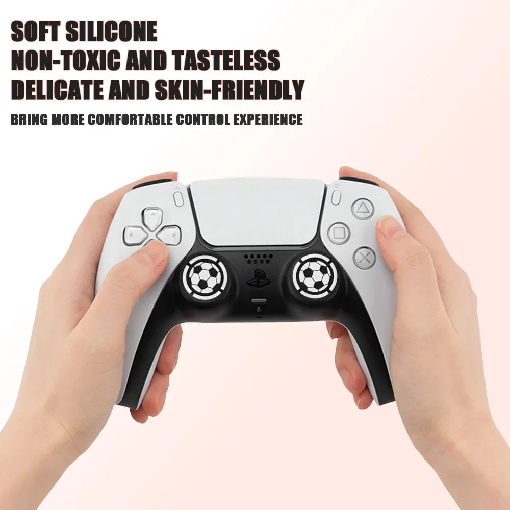 Cool Game Silicone Thumb Stick Grip Cap Joystick Cover For Sony PS5 PS4 PS3 Xbox One Slim Series X/S Switch Pro ThumbStick Case