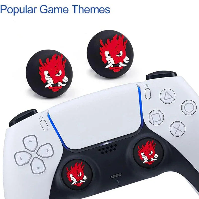 Cool Game Silicone Thumb Stick Grip Cap Joystick Cover For Sony PS5 PS4 PS3 Xbox One Slim Series X/S Switch Pro ThumbStick Case