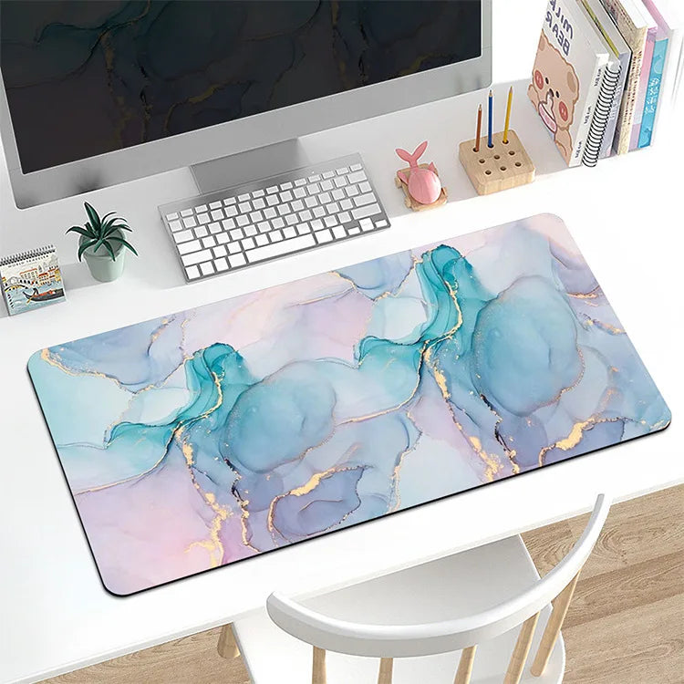 Gamer Mousepad Gradient Color Line Mouse Pad Large Mouse Mat Natural Rubber Desk Rug PC Desk Mats Design Mousepads 80*30cm