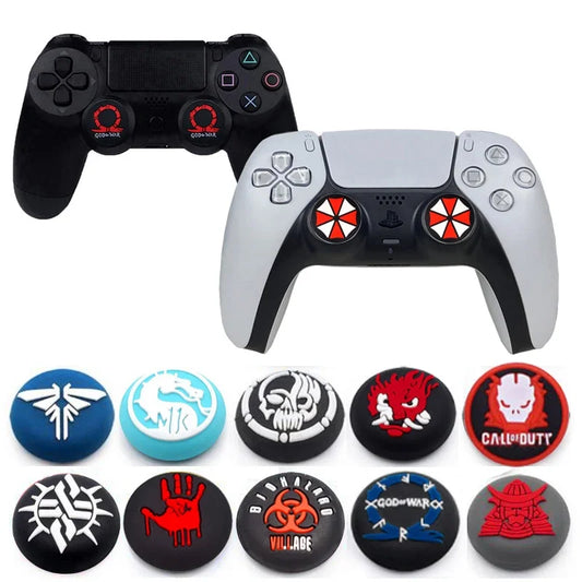 Cool Game Silicone Thumb Stick Grip Cap Joystick Cover For Sony PS5 PS4 PS3 Xbox One Slim Series X/S Switch Pro ThumbStick Case