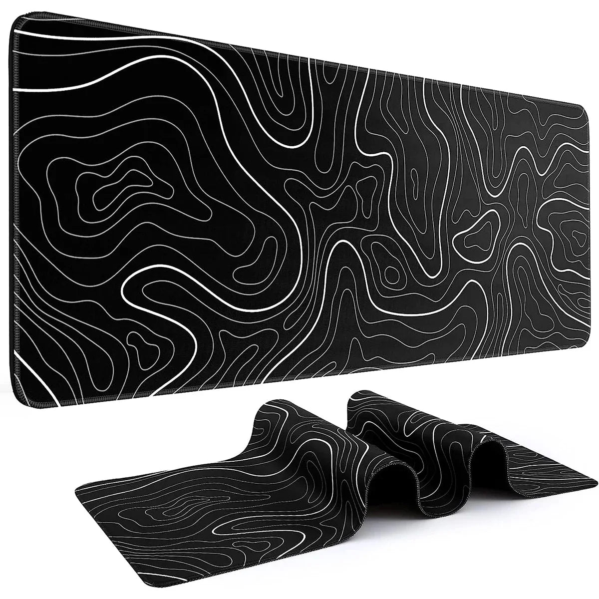 Gamer Mousepad Gradient Color Line Mouse Pad Large Mouse Mat Natural Rubber Desk Rug PC Desk Mats Design Mousepads 80*30cm