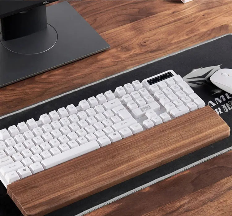 Solid Wood Keyboard Bracket Hand Bracket Black Walnut Wooden Wrist Mechanical Keyboard Wooden Hand Bracket Wrist