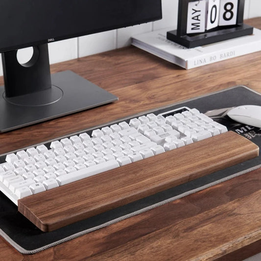 Solid Wood Keyboard Bracket Hand Bracket Black Walnut Wooden Wrist Mechanical Keyboard Wooden Hand Bracket Wrist